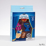 Chanukah Finger Puppets, Vinyl, 8pcs/color Box
