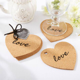 Heart Cork Coaster (Set of 4)
