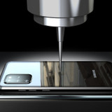 For Galaxy S20+ Shockproof Double-sided Tempered Glass Magnetic Attraction Case with Black Camera Lens Protector Cover(Black)