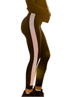 Women Fashion Striped Leggings
