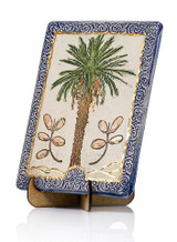 Clay Art Dates (Honey)  Ceramic Plaque Hand Made Decorated With 24k Gold Ornaments