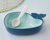 Whale Shaped Dip Bowl and Spoon
