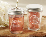 Personalized Printed Glass Mason Jar - Cheery and Chic (Set of 12)