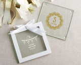 Personalized Glass Coaster - Beach Tides (Set of 12)