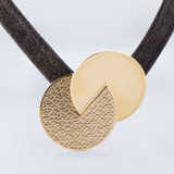 Men's Necklace, Men Leather Necklace, Men