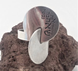 Jewish Ring, Statement Ring,  Silver Plated Jewish Ring, Statement Ring,  Silver Plated