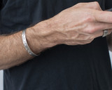 Men Jewelry Set, Engraved Bracelet &
