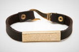 Leather Bracelet, Men Leather Bracelet, Engraved