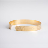 Open Bracelet, Cuff Bracelet, Gold Plated