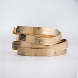 Cuff Bracelet, Gold Plated Bracelet, Open