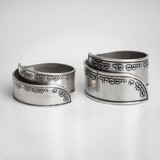 Statement Ring, Unique Silver Ring, Engraved
