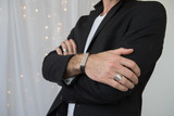 Men's Jewelry Set, Engraved Bracelet &