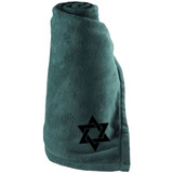 Jewish Embroidered Large Fleece Blanket