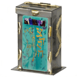 Bat Mitzvah Large Tzedakah Box By Gary Rosenthal, Boxes In Pink Size: 5.5X3X4