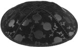 Embossed Suede Kippahs Blind Embossed Suede Kippot