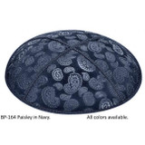 Embossed Suede Kippahs Blind Embossed Suede Kippot