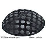 Embossed Suede Kippahs Blind Embossed Suede Kippot