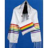 Rainbow Tallit Set