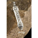 Handmade Silver Kabbalah Container Pendant