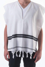 Tallit Katan Tzitzit In Wool With Fringes