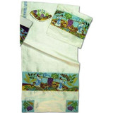 12 Spies 3 Pc Tallit Set In Wild Silk