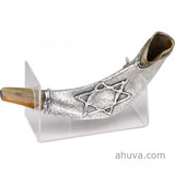 Ram Horn Shofar Sterling Silver Plated