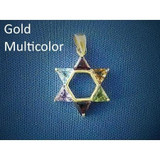 Star Of David Necklace Pendants Zirconia Stones