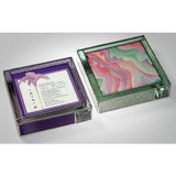 Stained Glass Bar Bat Mitzvah Invitation Box