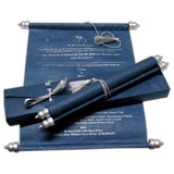 Bar Mitzvah Scroll Invitation