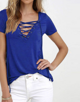 Women Sexy V-Neck Blouse Women Sexy V-Neck Blouse