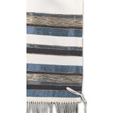Sheer Taupe Chiffon Textured Tallit