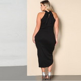 Women Plus Size Elegant Dress