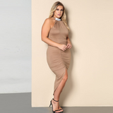 Women Plus Size Elegant Dress