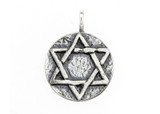 Star Of David Medallion Necklace