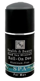 Roll-On Deodorant For Men, Dead Sea Cosmetics