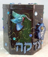 Tzedakah Box - Hummingbird /Dragonfly