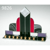 Stained Glass - Architecture Hanukkah Menorah
