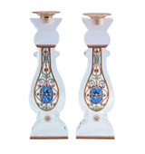 Royal Crystal Shabbat Candlestick Collection