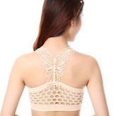 Women Sexy Butterfly Sports Bra