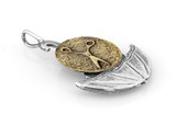 Scissors Umbrella Coin Medallion of Israel Necklace