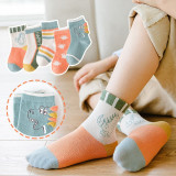 Cute Cartoon Fashion Warm Soft 5 Pairs/Lot Children's Cotton Socks