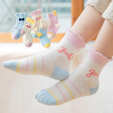 Cute Cartoon Fashion Warm Soft 5 Pairs/Lot Children's Cotton Socks