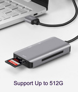 USB 3.0 SD SDHC CF Compact Flash TF Micro SD Card Reader for MacBook Laptop Notebook PC