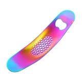 Stainless Steel Manual Garlic Presses Crusher Chopping Tools with Bottle Can Beer Opener