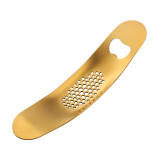 Stainless Steel Manual Garlic Presses Crusher Chopping Tools with Bottle Can Beer Opener