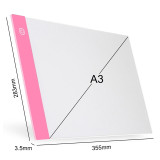 Mini Touch Control Dimmable A3 Portable Digital Drawing Graphic Tablet