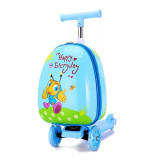 Cute Cartoon Kids Scooter Suitcase for Travel