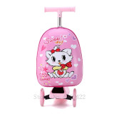 Cute Cartoon Kids Scooter Suitcase for Travel