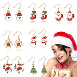 Christmas Santa Ear Studs Women Jewelry