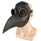 Funny Medieval Steampunk Plague Doctor Bird Latex Punk Cosplay Masks for Halloween Event